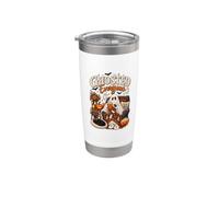 Ghosted Everyone Funny Introvert Halloween Ghost Stainless Steel Insulated Tumbler