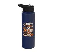 Ghosted Everyone Funny Introvert Halloween Ghost Stainless Steel Insulated Water Bottle