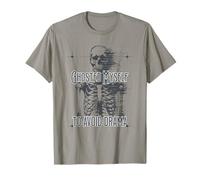 Ghosted Myself to Avoid Drama Funny Skeleton Goth T-Shirt
