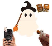 Ghostees Mystery Phone Buddy, 2025 New Ghostees Mystery Phone Holder, Peel-and-Stick Design - Quick, No-Tool Application, Strong Grip, No Residue, Compatible with Any Smartphone Case Surface (B)