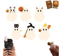 Ghostees Mystery Phone Buddy, 2025 New Ghostees Mystery Phone Holder, Peel-and-Stick Design - Quick, No-Tool Application, Strong Grip, No Residue, Compatible with Any Smartphone Case Surface (6PCS)