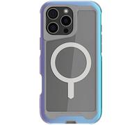 Ghostek Atomic Slim iPhone 16 Pro Max Case, Compatible with Apple MagSafe Accessories, Aluminum Metal Bumper, Shockproof Drop Protection (6.9 Inch, Prismatic)