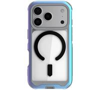 Ghostek Atomic Slim iPhone 17 Pro Case, Compatible with Apple MagSafe Accessories, Aluminum Metal Bumper, Shockproof Drop Protection (6.3 Inch, Prismatic)