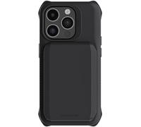 Ghostek Exec iPhone 15 Pro Wallet Case, Compatible with MagSafe Accessories, Detachable Magnetic Credit Card Holder, Kickstand (6.1 Inch, Black)