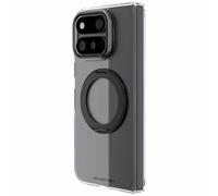 Ghostek MagKick Clear Pixel 11 Pro Fold Case with Rotating MagSafe Kickstand Ring and Built-in Front Glass Screen Protector Premium Phone Cover Designed for 2026 Google Pixel 11 Pro Fold (8") (Black)