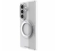 Ghostek MagKick Galaxy Z Fold8 Ultra Clear Case with Rotating MagSafe Kickstand Ring and Built-in Front Glass Screen Protector Protective Cover Designed for 2026 Samsung Fold 8 Ultra (8") (Silver)