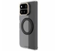 Ghostek MagKick Pixel 11 Pro Fold Case Clear with Rotating MagSafe Kickstand Ring and Built-in Front Glass Screen Protector Premium Phone Cover Designed for 2026 Google Pixel 11 Pro Fold (8") (Gold)