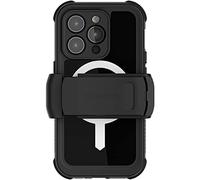 Ghostek NAUTICAL Heavy Duty iPhone 14 Pro Waterproof Case Screen Camera Lens Protector, Belt Clip Holster, MagSafe Magnet Protective Phone Covers Designed for 2022 Apple iPhone14Pro (6.1 Inch) (Black)