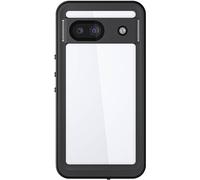 Ghostek Nautical Slim Pixel 8a Waterproof Case with Built-in Screen and Camera Protector Full Body Heavy Duty Protection Phone Cover Designed for 2024 Google Pixel 8a (6.1") (Clear)