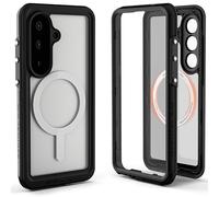 Ghostek Nautical Slim Samsung S26 Waterproof Case Rugged with Screen Protector, Camera Lens Cover and Magnetic MagSafe Compatible with Galaxy S26 2026 (6.3") (Clear)