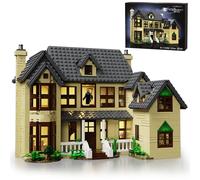 Ghostface House Building Block Set, Spring Hill Estate Scary Movie Horror House Building Toy, Halloween Decoration Gift for Man, Woman or Horror Film Fans 18+(1275Pcs)