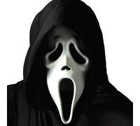 Ghostface Mask for Halloween,Haunted Houses and Costume Parties,Horror Masks, Ghost Face Masks for Children and Adults, One Size Fits Most Adults, Black Halloween