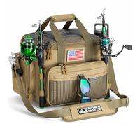 Ghosthorn Fishing Tackle Bags Salt Water Resistant Tackle Box Bag -large capacity tackle storage