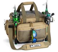 Ghosthorn Fishing Tackle Bags Salt Water Resistant Tackle Box Bag -large capacity tackle storage