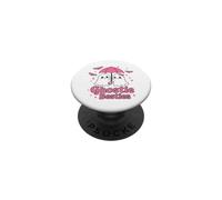 Ghostie Besties Halloween Ghosts Under Pink Umbrella Kawaii PopSockets Adhesive PopGrip