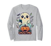 Ghosting LOL Spooky, Sweet, and Totally Text able Long Sleeve T-Shirt