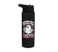 Ghosting People is So Easy for Me It's in My Genetics Dad Stainless Steel Insulated Water Bottle
