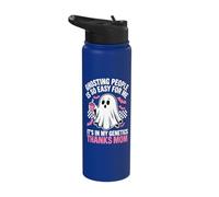 Ghosting People is So Easy for Me It's in My Genetics Mom Stainless Steel Insulated Water Bottle