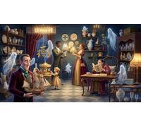 Ghostly Auction House 1000 Piece Jigsaw Puzzle,Home Wall Decor,Stress Relief,Premium Cardboard,Whimsical Challenge,Great Gifts,Educational Toy,Adults & Kids 14+ 52x38cm