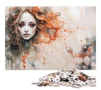 Ghostly Beauty Puzzle 1000 Pieces Jigsaws Wooden Puzzles for Adults Family Entertainment Toys 1000pcs (75x50cm)