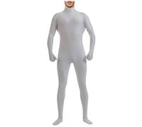 Ghostly Garb Lightweight Invisibility Poncho Ideal For Halloween Night Adventures Cosplay (Grey, 190-XL)