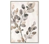 Ghostly Grove I Canvas Print Boho Natural Art by Art Remedy, Silver Frame, 16 x 24