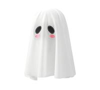 Ghostly Hooded Scarf Stretchy Polyester Blend Headcover and 16.5" Flowing Tail Haunted Costume Hood for Halloween Costume, フリーサイズ