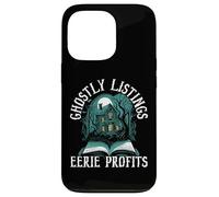 Ghostly Listings Eerie Profits Scary Realtor Halloween Case for iPhone 13 Pro