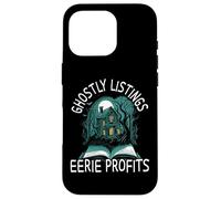 Ghostly Listings Eerie Profits Scary Realtor Halloween Case for iPhone 16 Pro