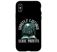 Ghostly Listings Eerie Profits Scary Realtor Halloween Case for iPhone X/XS