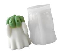 Ghostly Pumpkin Silicone Molds for Making Soap Chocolate Halloween Home Decoration Epoxy Resin Project Molds