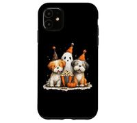 Ghostly Pups Halloween Popcorn Fun Case for iPhone 11