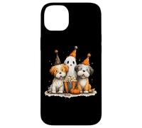 Ghostly Pups Halloween Popcorn Fun Case for iPhone 14 Plus