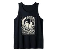 Ghostly Spells Halloween Spooky Spirits Art Tank Top