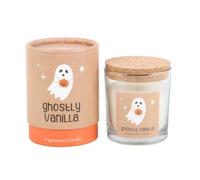 B&Q Candle Ghostly Vanilla Halloween Candle - Enchanting Fragrance, Classic Sweetness