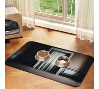 GhostlyGlimpses Pet Absorbent Leather Tablecloth 30x45cm with Non-Slip Rubber Base for Cats and Dogs