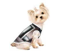 GhostlyGlimpses Pet Breathable Sleeveless T-shirt S for Small Dogs and Cats Soft, Lightweight, Stylish