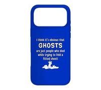 Ghosts Are People Who Died While Folding A Fitted Sheet Case for iPhone 17 Pro Max