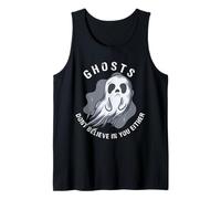Ghosts Don't Believe Funny Design Tank Top