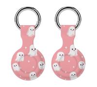 Ghosts Four-pointed Star Full Protective Cover Case with Keyring Silicone Skin