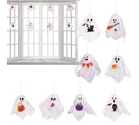 Ghosts Halloween Decor,Cute Halloween Ghost Ornaments - Party Decor for Farm Window Patio Yard Home Garden Entryway Backyard Front Day