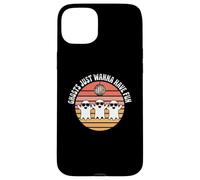 Ghosts Just Wanna Have Fun Retro Halloween Disco tees Case for iPhone 15 Plus