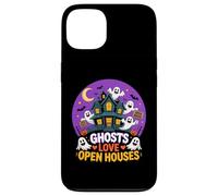 Ghosts Love Open Houses Funny Realtor Halloween Case for iPhone 13