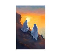 Ghosts of Dark Romance Watching The Sunset Canvas Poster Wall Art Decor Print Picture Paintings for Living Room Bedroom Decoration 20x30inch(50x75cm)