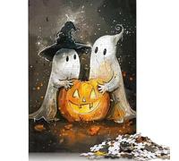 Ghosts Pumpkin Halloween Puzzle for Adults And Teenagers 1000 Pieces Puzzle for Adults For Family Fun & Game Night 1000pcs (75x50cm)