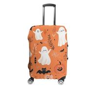 Ghosts Pumpkins Spider Halloween Luggage Cover for Suitcase Protector Washable L