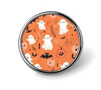 Ghosts Pumpkins Spider Halloween Metal Round Badge Pattern Printed Button Badge Personalized Circle Badges 1"