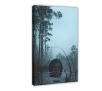 Ghosts Swimming in The Dark-The Art of Horror 2 Canvas Poster Wall Art Decor Print Picture Paintings for Living Room Bedroom Decoration 16x24inch(40x60cm)