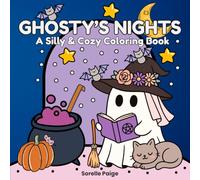 Ghosty's Nights: A Cozy Haunted House Tour Coloring Book with 42 Unique Whimsical Night Scenes for Adults and Teens