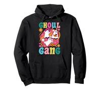 Ghoul Gang Halloween Ghost Groovy Costume Pullover Hoodie